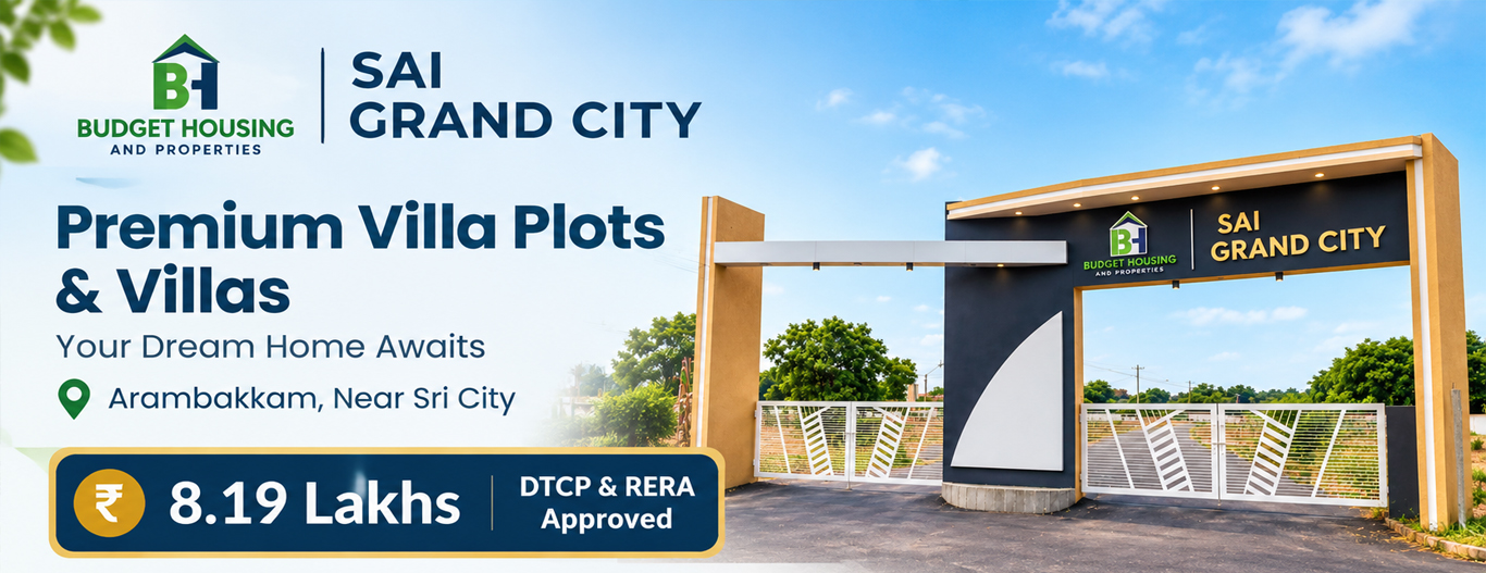 Sai Grand City - villa plots and villas in Arambakkam, Gummidipoondi